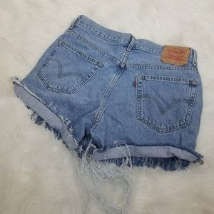 levis 505 shorts womens